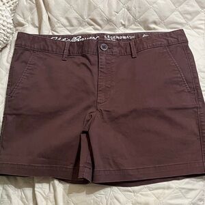 Eddie Bauer Chocolate Legend Wash Stretch Shorts